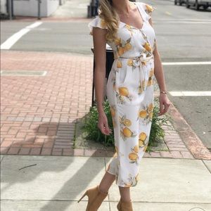 For Love & Lemons Limonada Jumpsuit